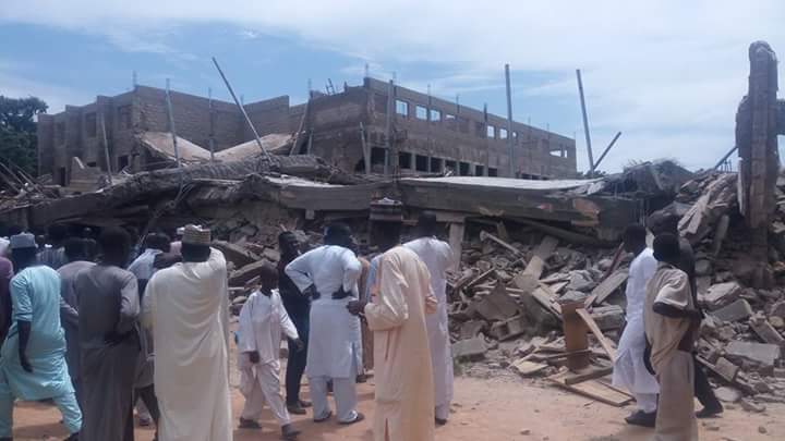 Many Injured as ETF Building Collapses at Kano Varsity