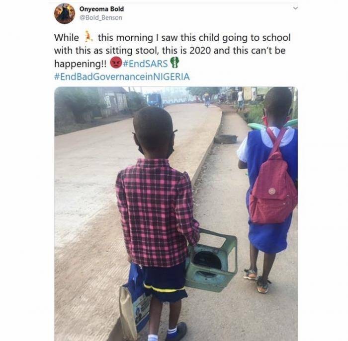 Wow! Is this for Real? Students use Cooking Stove as Chair in Class