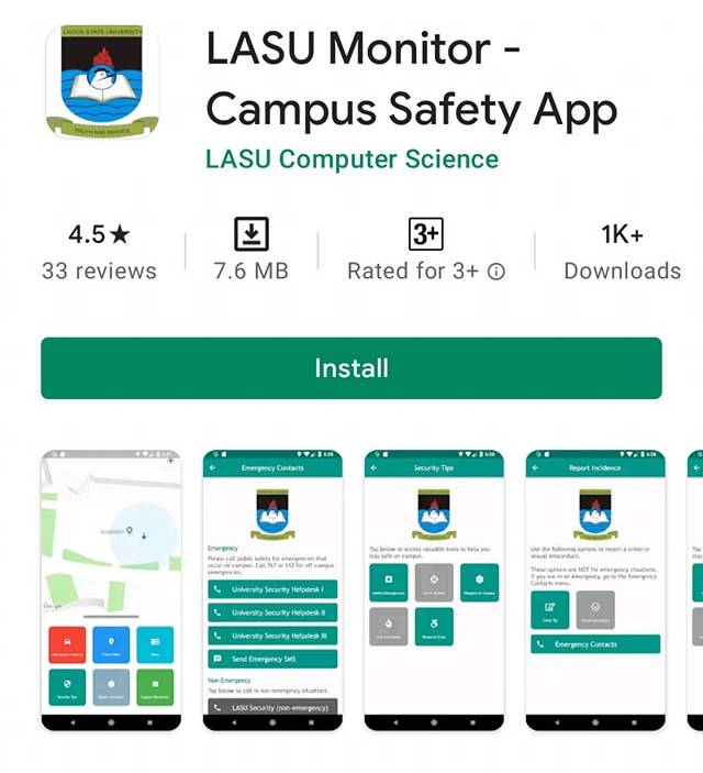 LASU Develops Monitoring App to Improve Students Safety