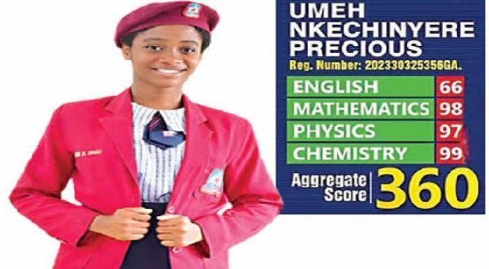 JAMB exam is not so difficult; Its just a matter of how you prepare - 2023 Best UTME candidate