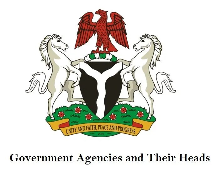 List Of Government Agencies In Nigeria And Their Heads
