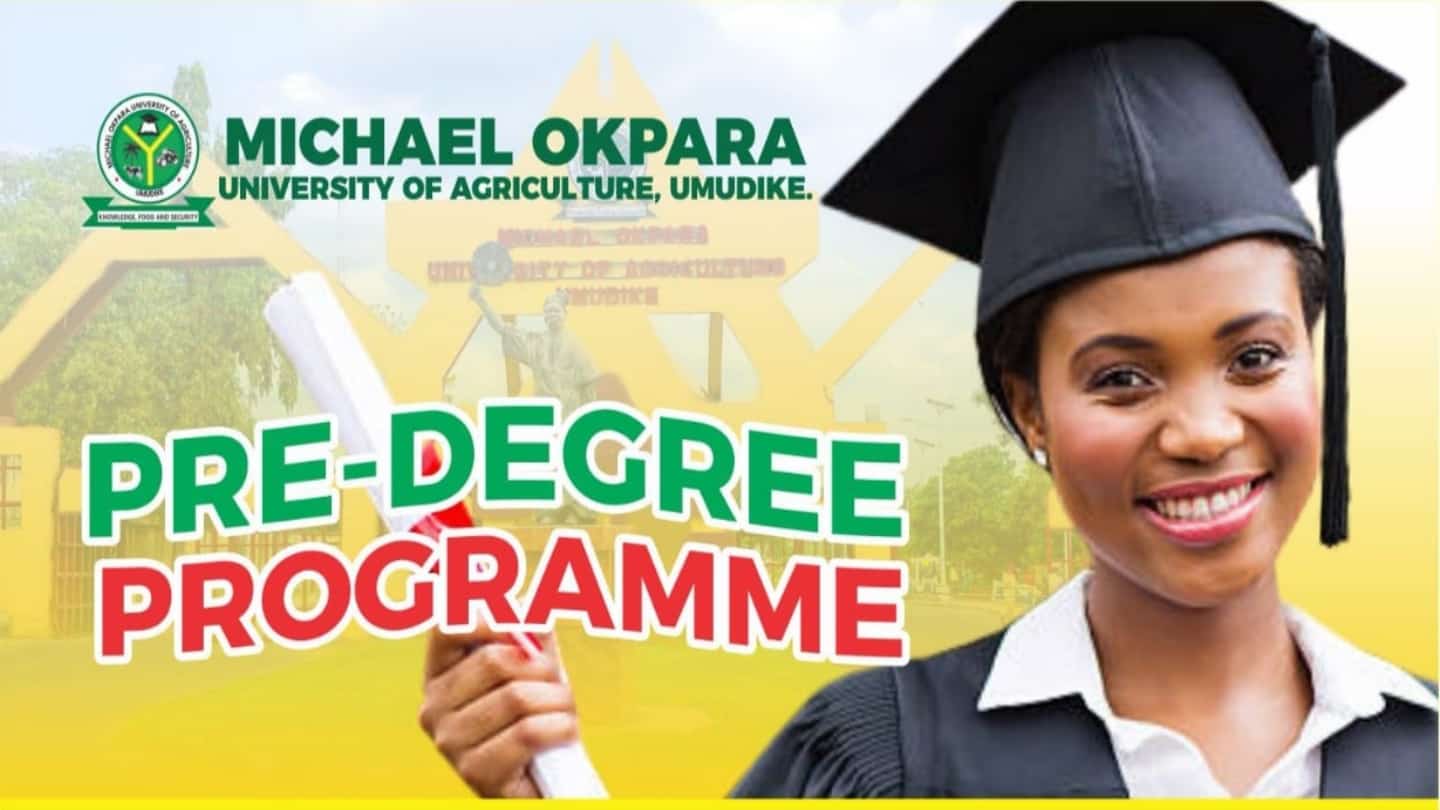 MOUAU Pre-Degree Admission Form 2023/2024