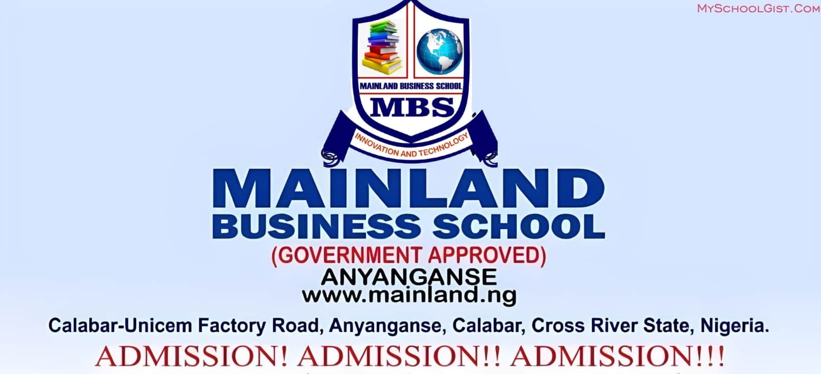 Apply Now: Mainland Business School Degree Programmes 2024