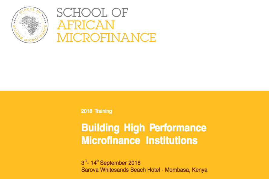 MasterCard Foundation Microfinance Scholars Program 2018