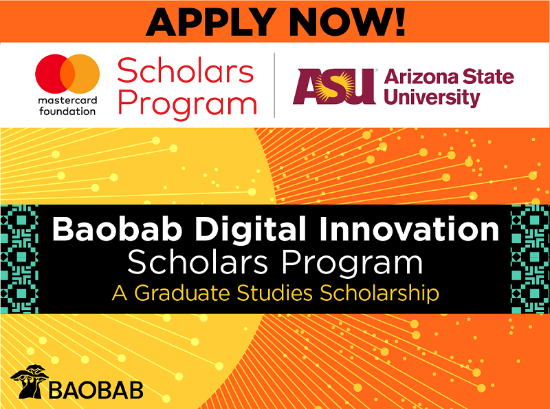 Mastercard FoundationArizona State University Baobab Digital Innovation Scholarship