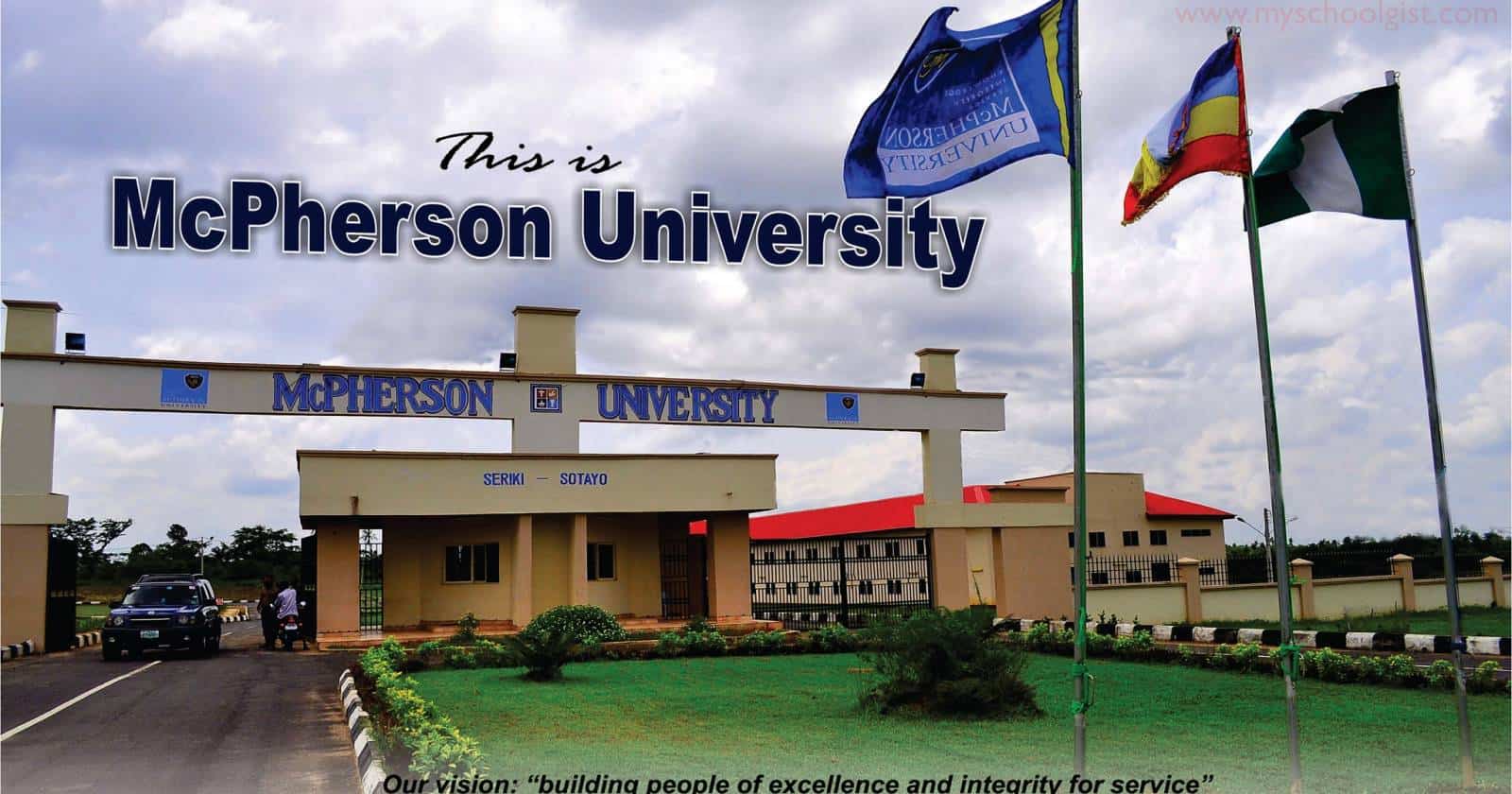 McPherson University Post UTME / DE Form 2023/2024