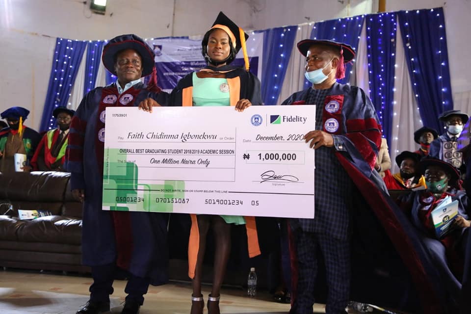 IAUE Best Graduating Student Receives N1M Naira Cash Award