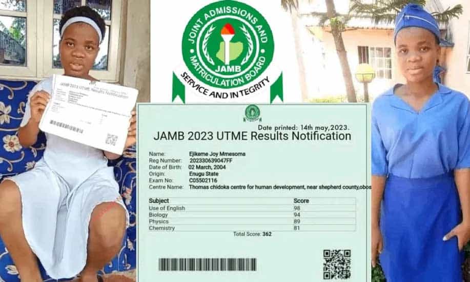 Mmesoma Ejikeme Confesses to UTME Result Forgery