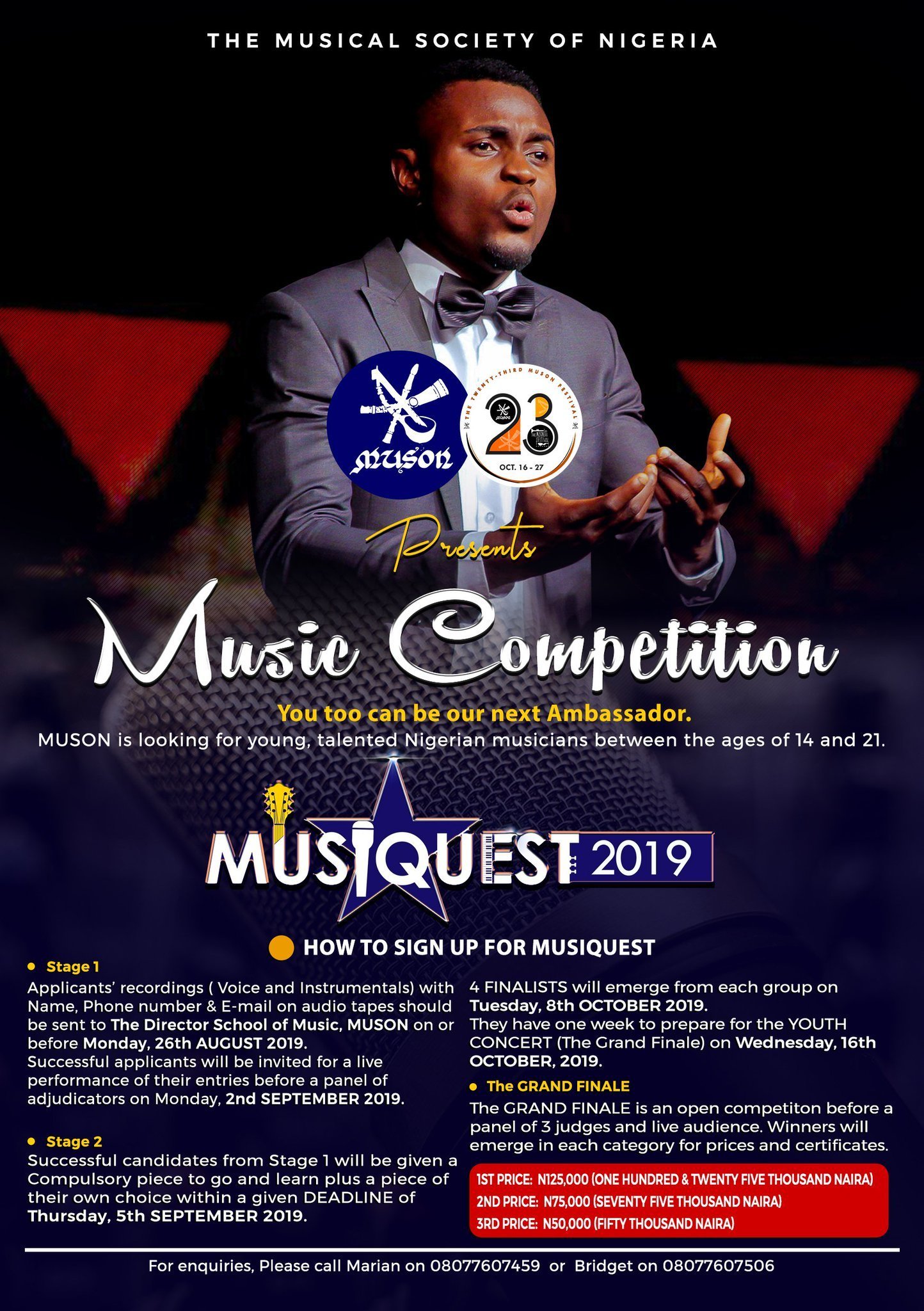 Musical Society of Nigeria MUSON MusicQuest Competition