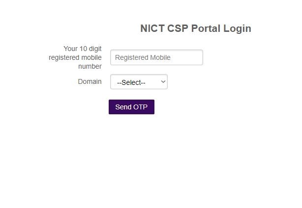 NICT Student Portal For Fresh/Returning Applicants (2024)