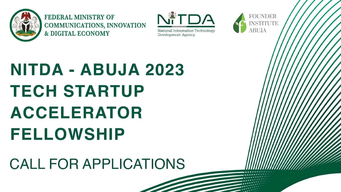 NITDA-Abuja Tech Start-Up Accelerator Fellowship 2023