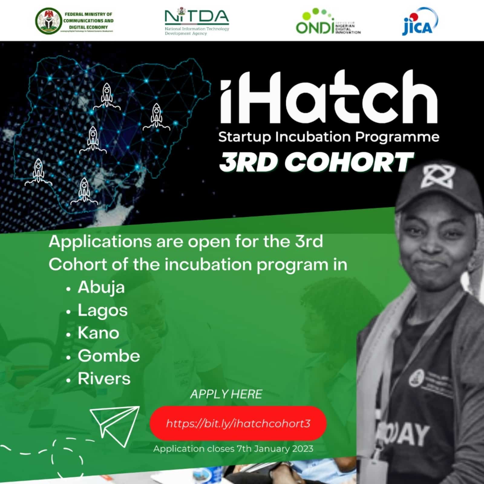 NITDA iHatch Startup Incubation Programme 2023 | 3RD COHORT