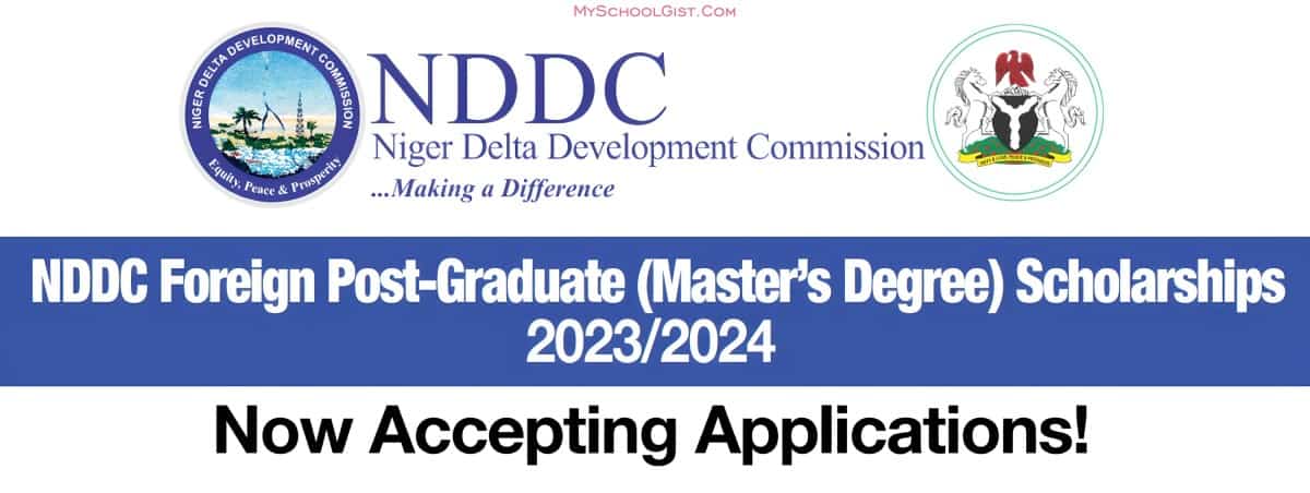 NDDC Foreign Post-Graduate Scholarship 2023