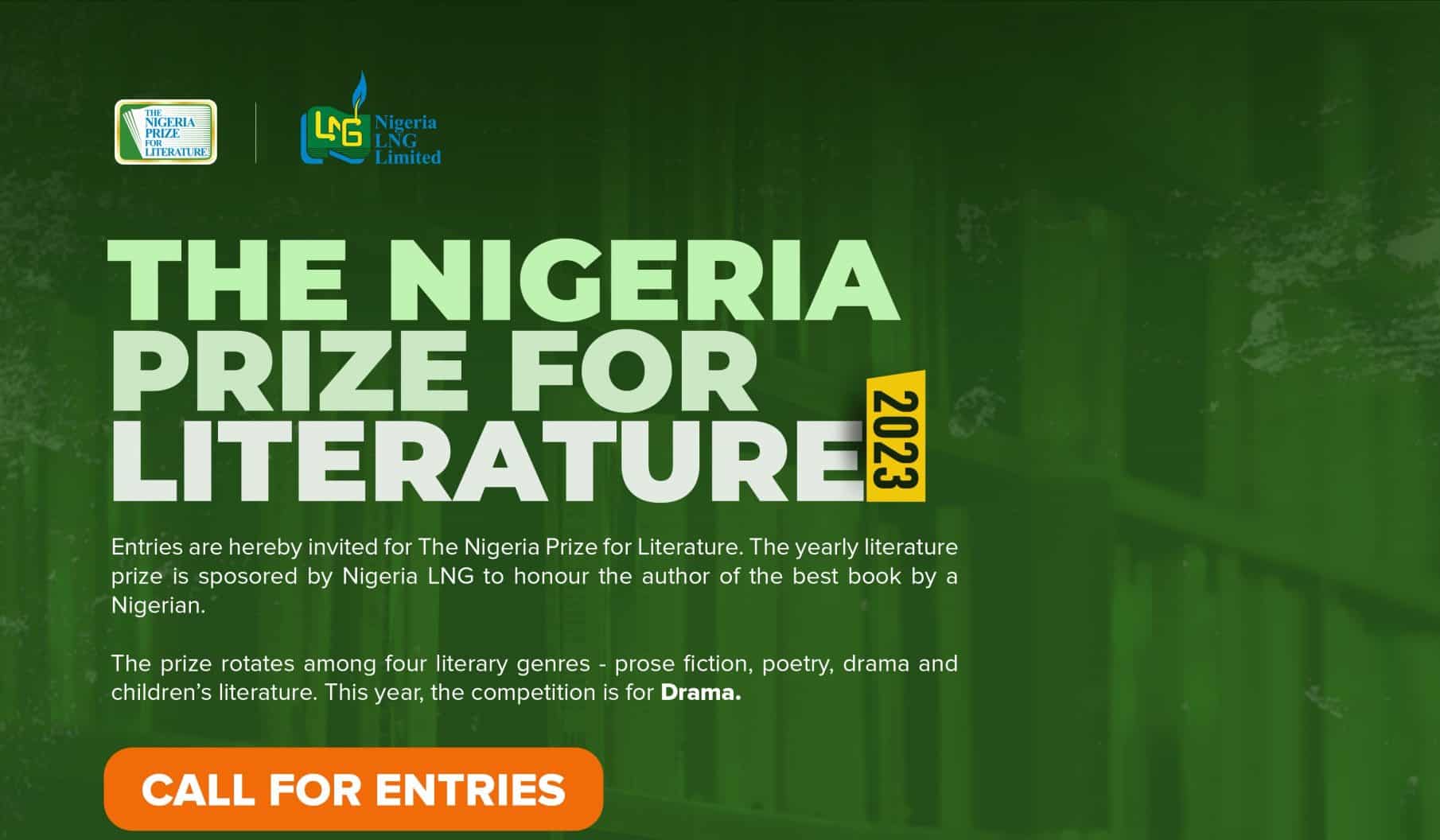 NLNG Prize for Literature 2023 | Up to $100,000 for Grab