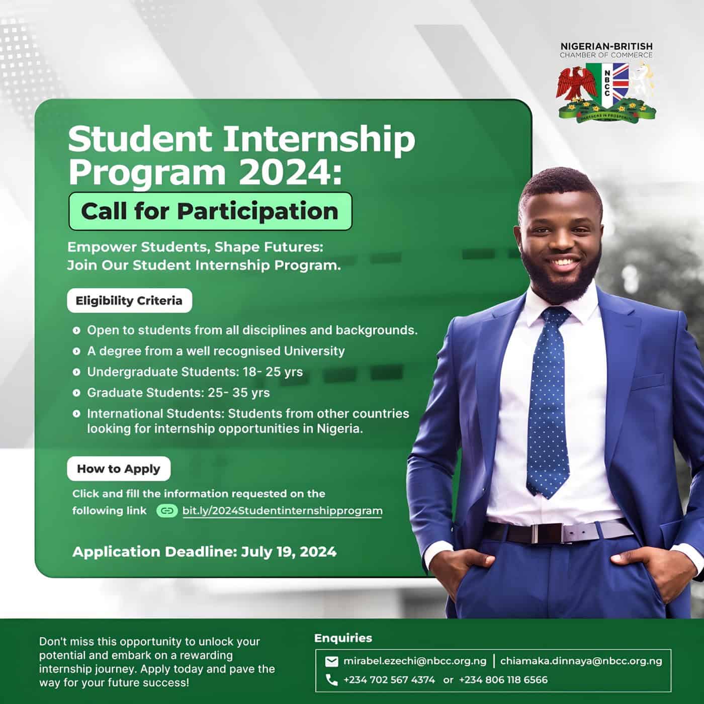 Apply Now: 2024 NBCC Internship Program for Students