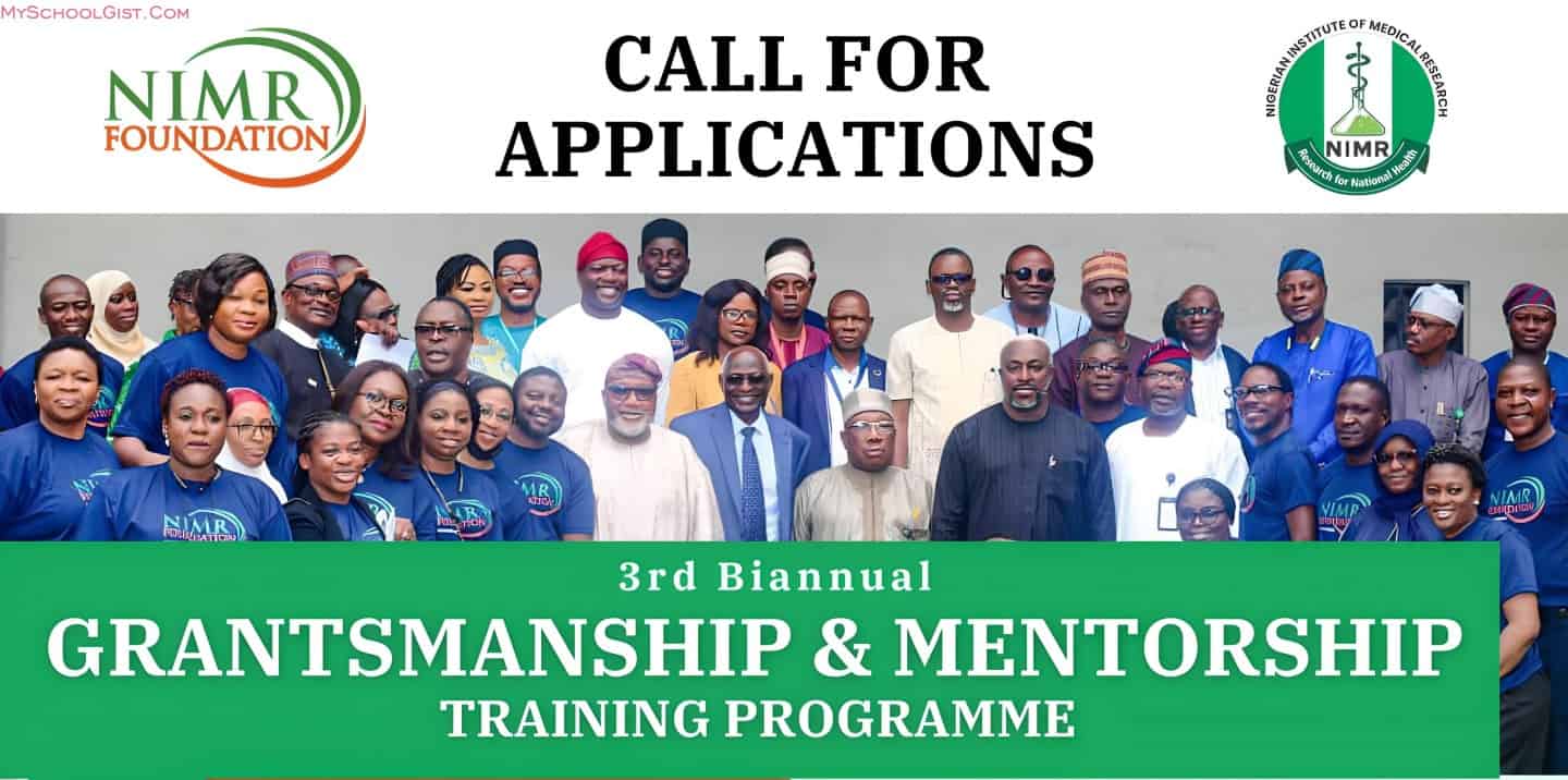 NIMR Grantsmanship and Mentorship Training Programme 2023