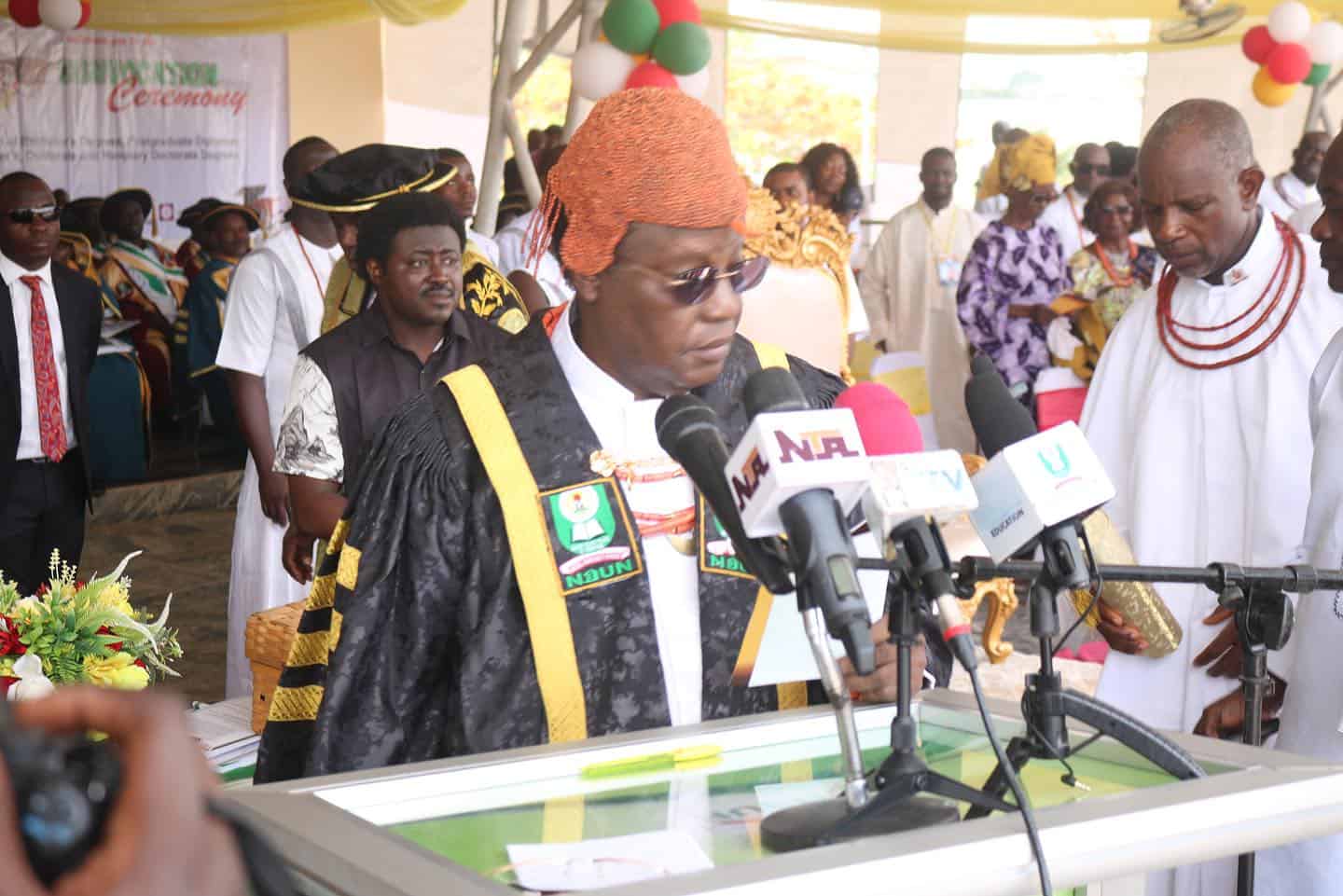 Oba of Benin Installed as Chancellor at NOUN's 13th Convocation