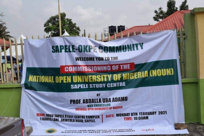 SEPLAT partners with community to build NOUN teaching centre in Sapele, Delta State