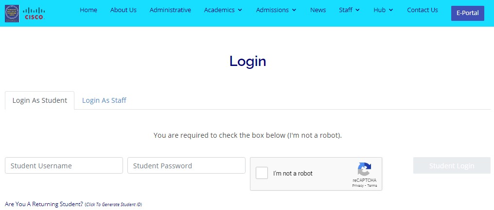 OGITECH Login Portal