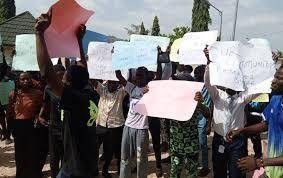 FUOYE students protest after tragic death on dangerous Oye-Ikole road