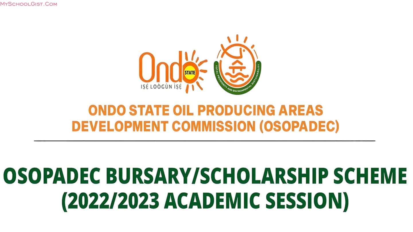 OSOPADEC Bursary/Scholarship Scheme 2022/2023: Apply Now