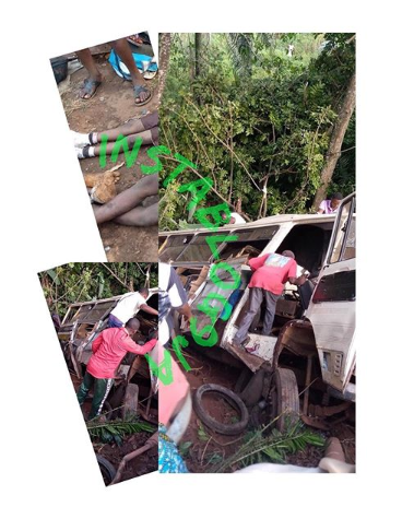 Truck Rams into School Bus killing all Occupants in Enugu