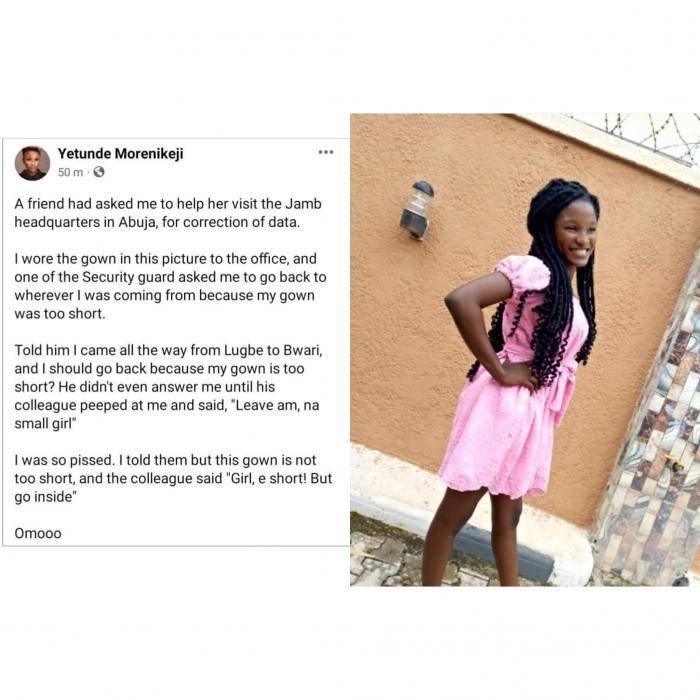 Lady shares her experience with overzealous JAMB staff