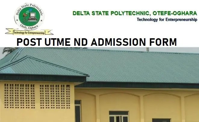 Ogara Poly Post UTME Admission Form (ND Full Time) 2024/2025 Session Out