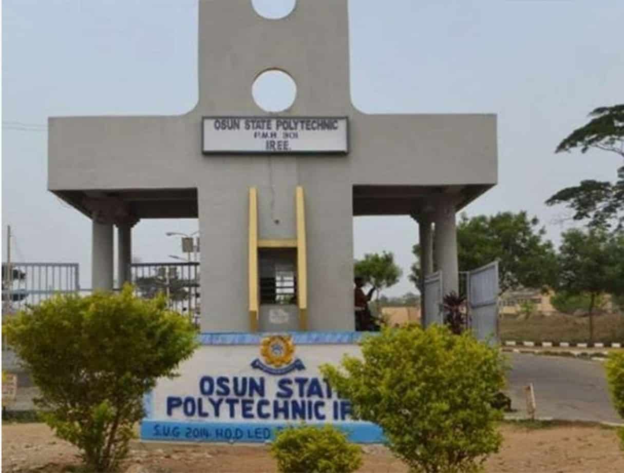 Osun State Poly Iree DPT Admission Form 2022/2023