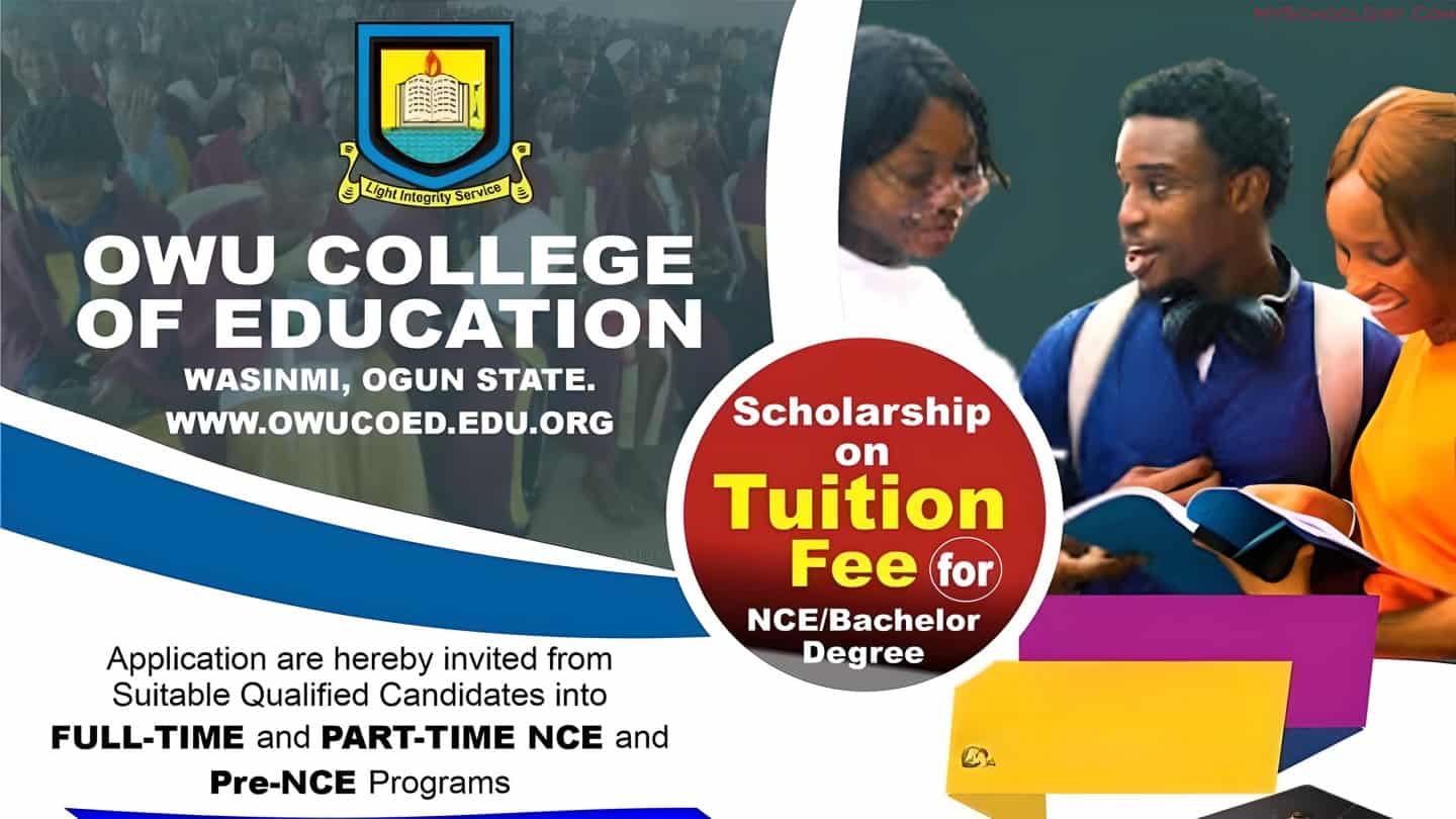 Owu College of Education Admission Form 2023/2024