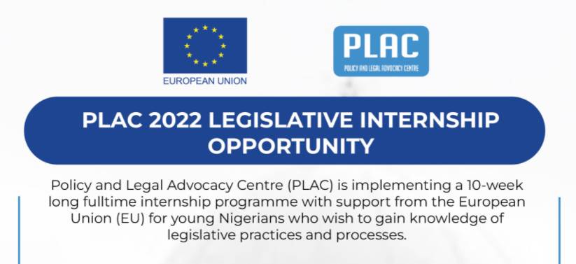 PLAC Legislative Internship Programme 2022