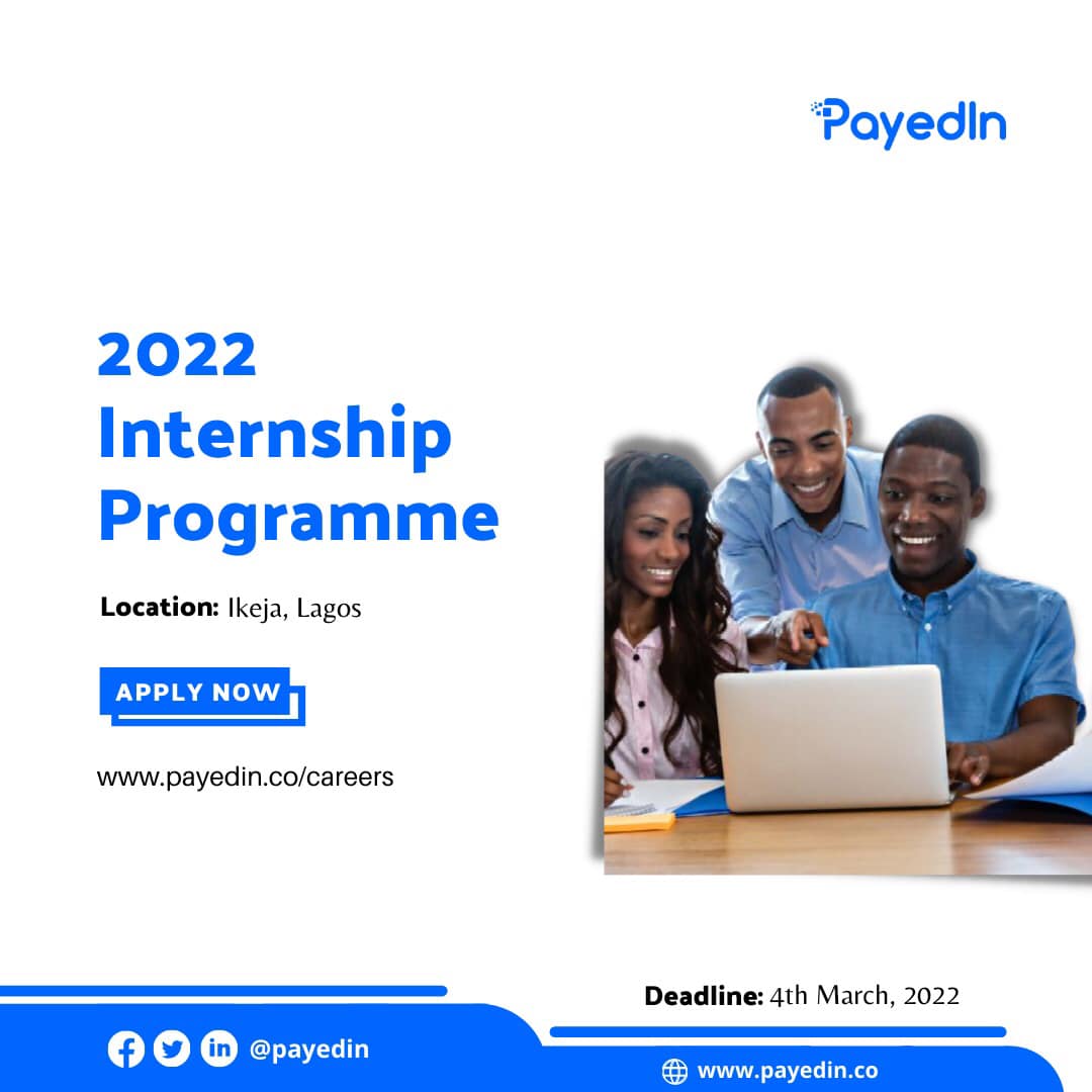 Payedin Internship Program 2022 for Graduates