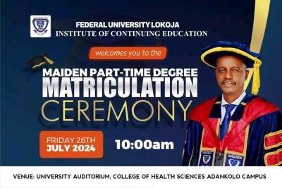 FULOKOJA Institute of Continuing Education Maiden Part-time Matriculation Ceremony