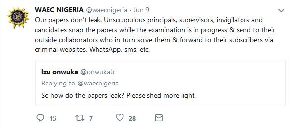 We Do Not Leak Exam Papers - WAEC