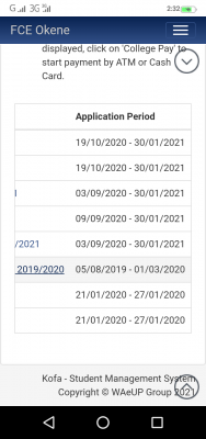 FCE okene extends post UTME/Direct Entry registration deadline for 2020/2021 session