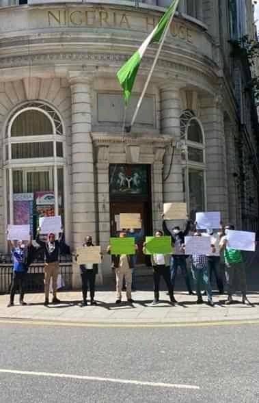 NDDC Scholarship Beneficiaries Protest Over Non-Payment Of Their Tuition Fees in UK