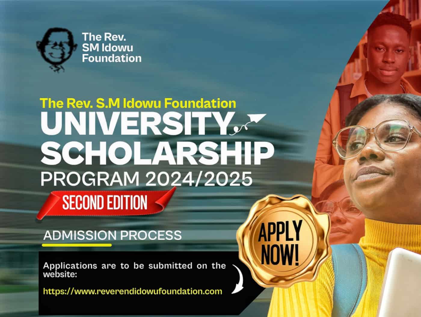 Reverend Samuel Modupe Idowu Foundation Scholarship 2024