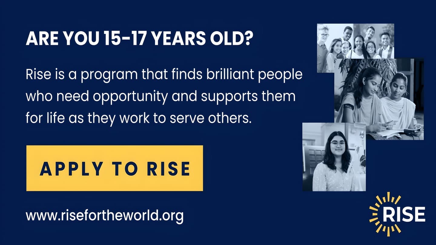 Unleash Your Potential: Rise Challenge 2024 for Global Youth