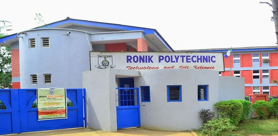 Ronic Polytechnic Admission Requirements For UTME & Direct Entry Candidates