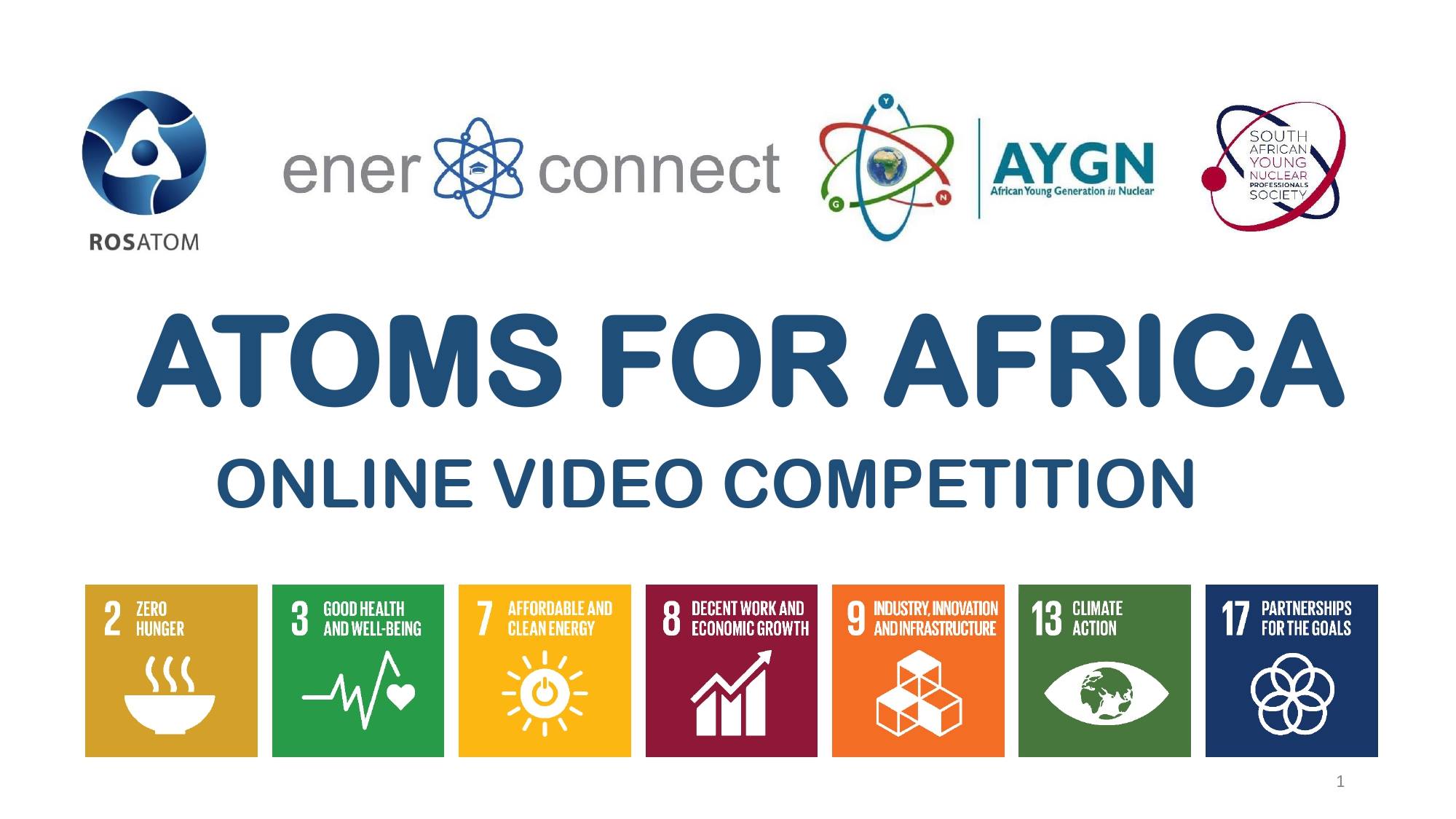 Rosatom Atoms for Africa Online Video Competition