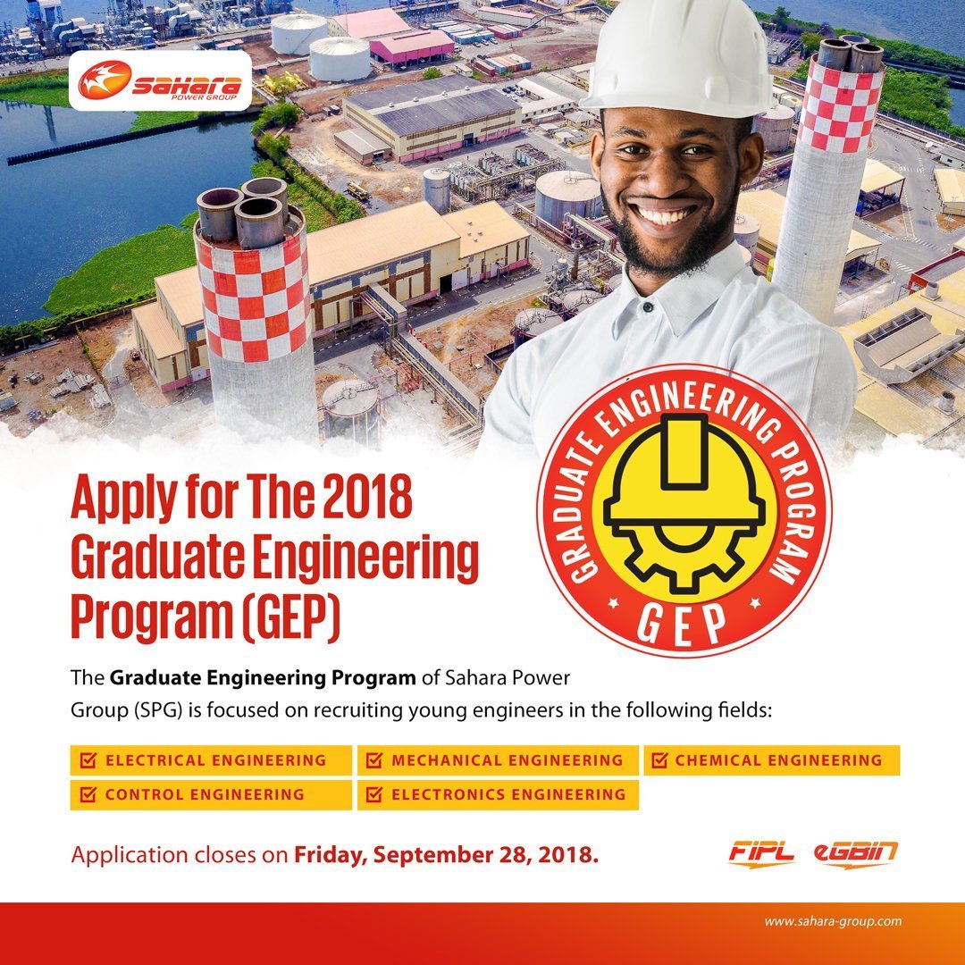 Sahara Power Group SPG Graduate Engineering Programme