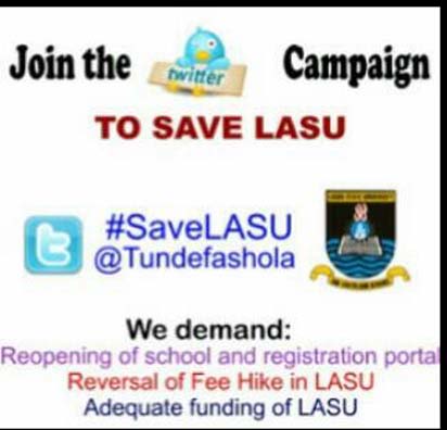 LASU Students Launch Save LASU Campaign on Social Media
