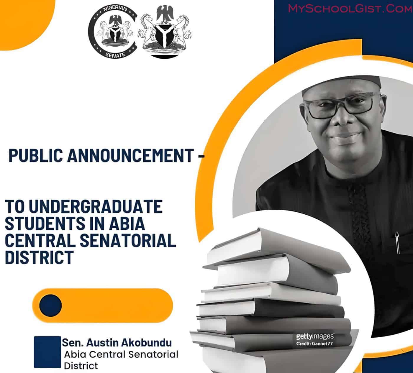 Apply for Senator Austin Akobundu Educational Scholarship 2024