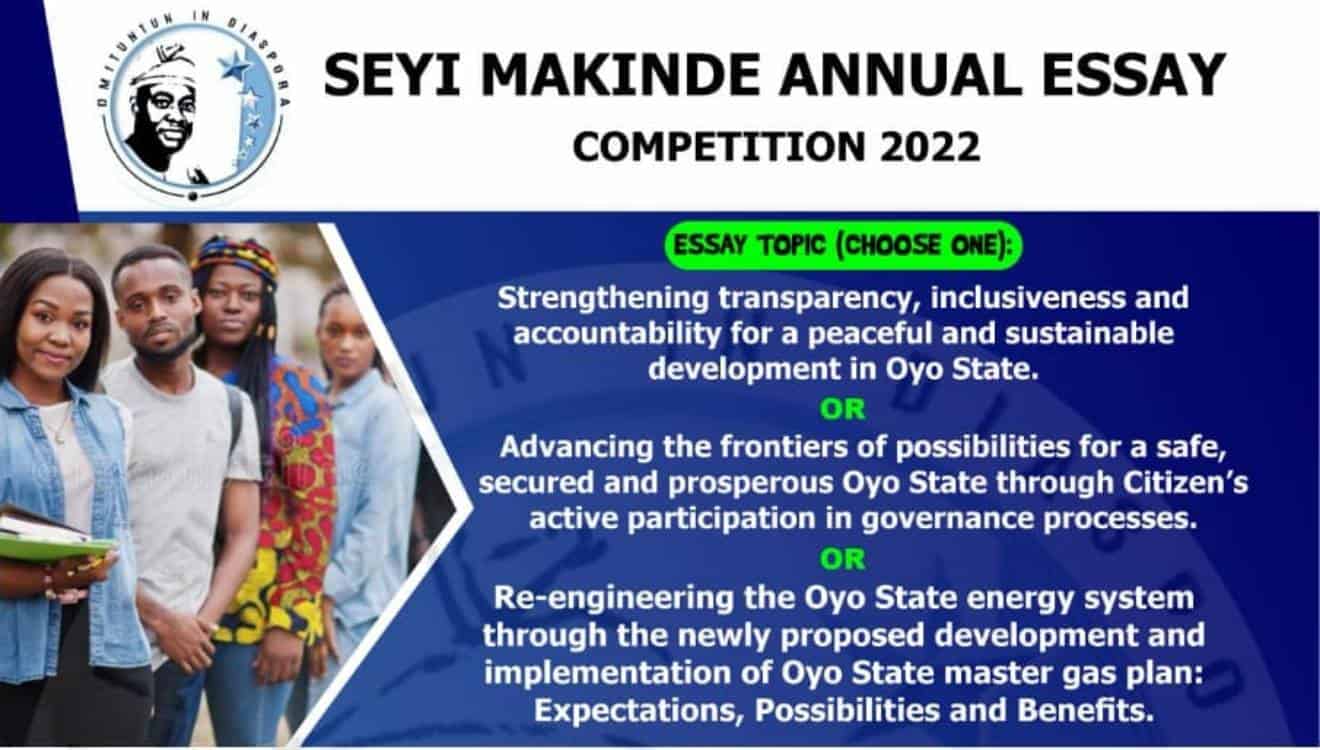 Seyi Makinde Annual Essay Competition 2022