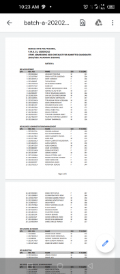 Benue State Polytechnic admission list for 2020/2021 session