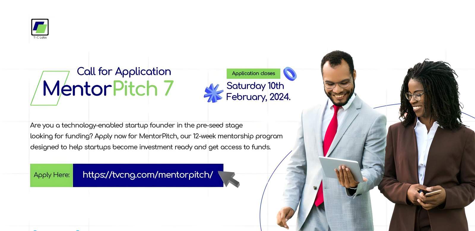TVC Labs MentorPitch Program 2024 for Nigerian Startups