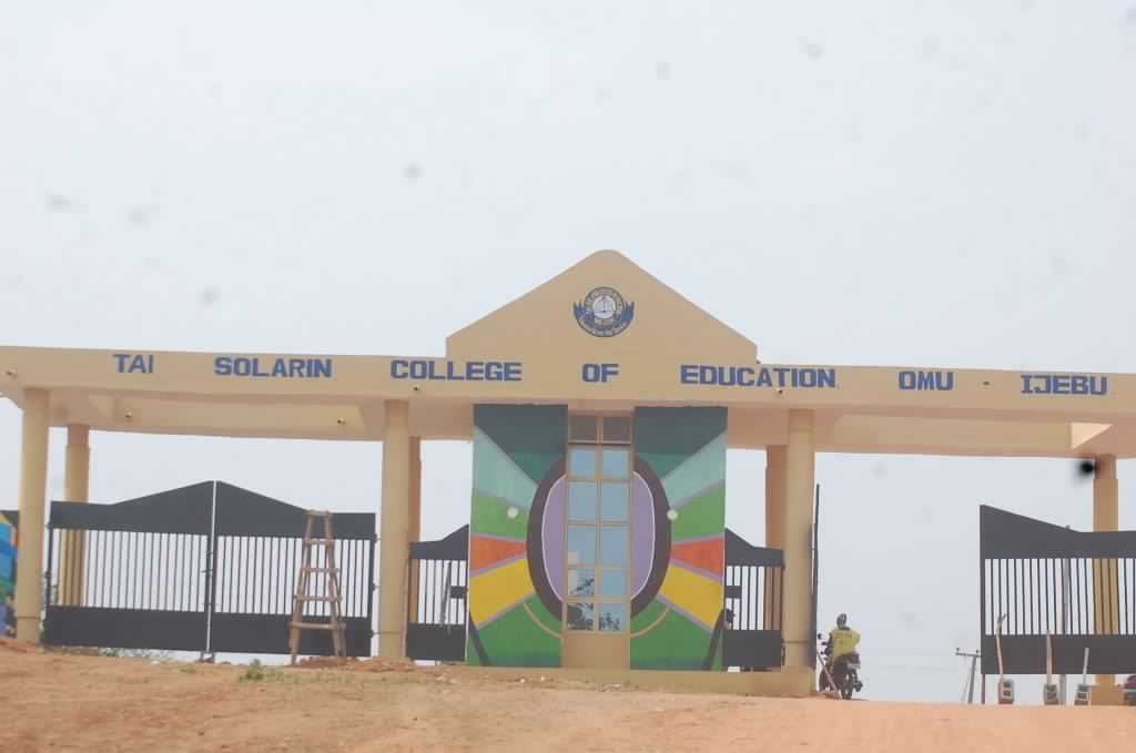 Tai Solarin College of Education TASCE Degree Programmes in Affiliation with Olabisi Onabanjo University Ago Iwoye