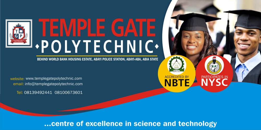 List of Courses Offered by Temple Gate Polytechnic