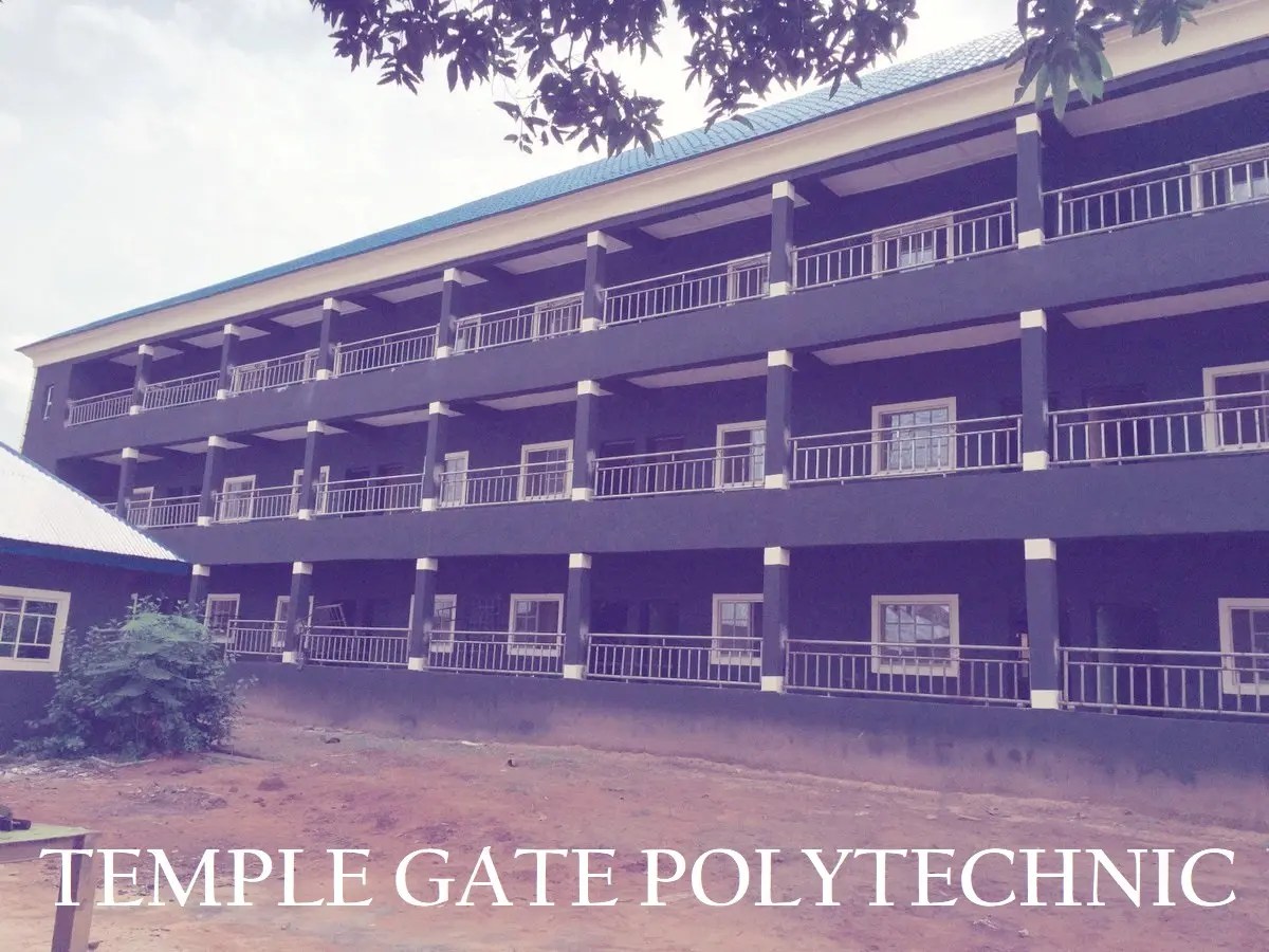 Temple Gate Polytechnic JAMB Cut Off Mark For All Courses 2024/2025 Session