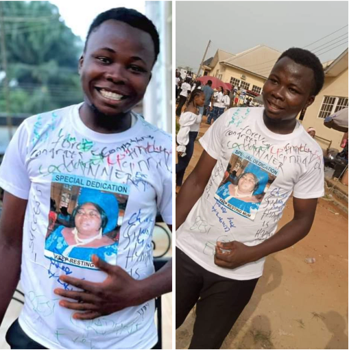 "You suffered for this" - Oko poly student pays tribute to his late mother as he signs out from school